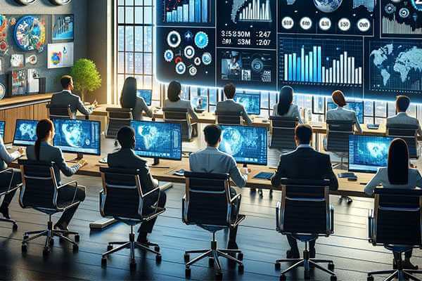 People working on Office