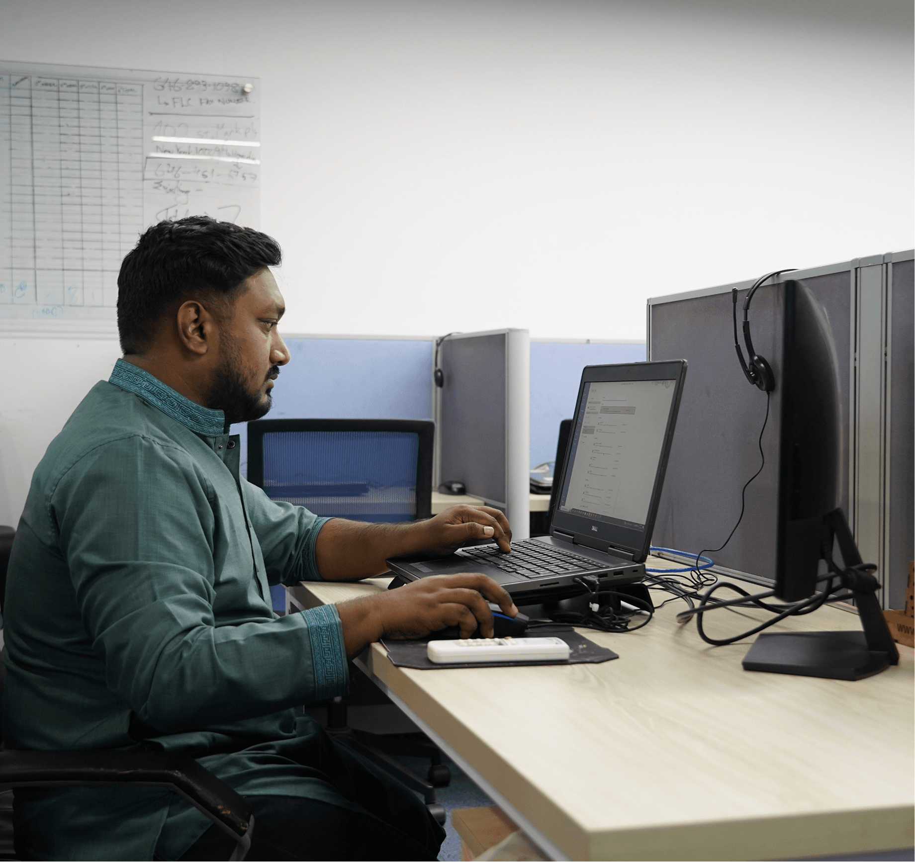 SkyTech team member at work